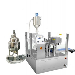 द्रव आणि पेस्टसाठी पिशन फिलरसह स्वयंचलित प्री-मेड बॅग फिल सील पॅकेजिंग