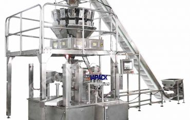 जिपर पॅकिंग सीलिंग मशीनसह स्वयंचलित रोटरी डॉय बॅग