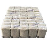 वरच्या स्टिकर बॅगसह स्वयंचलित सपाट तळाशी धान्यासाठी पॅकेजिंग मशीन भरणे